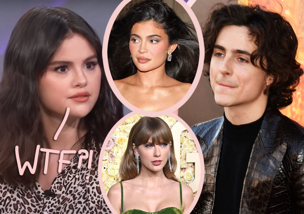 Selena Gomez & Taylor Swift Caught Gossiping About... Timothée Chalamet & Kylie Jenner DISS At Golden Globes!? LOOK!