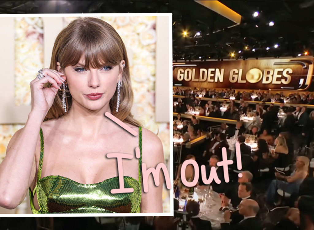 Taylor Swift LEFT The Golden Globes Early After Category Loss & Jo Koy Diss?!