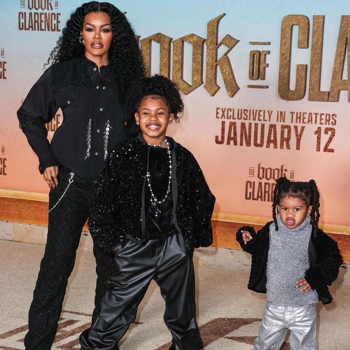 Teyana Taylor & Daughters & <i>The Book Of Clarence</i> Premiere