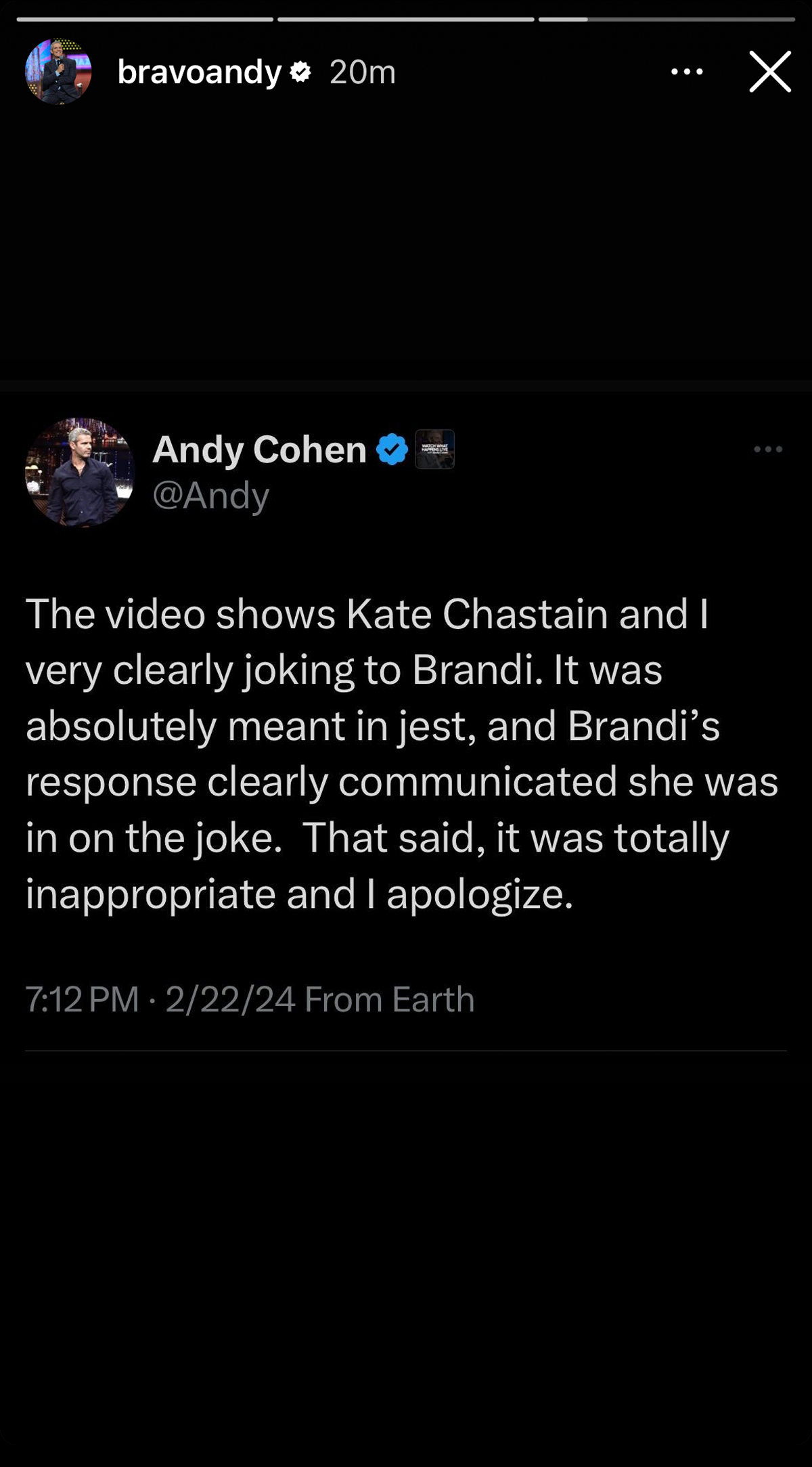 Brandi Glanville Accuses Andy Cohen Of…