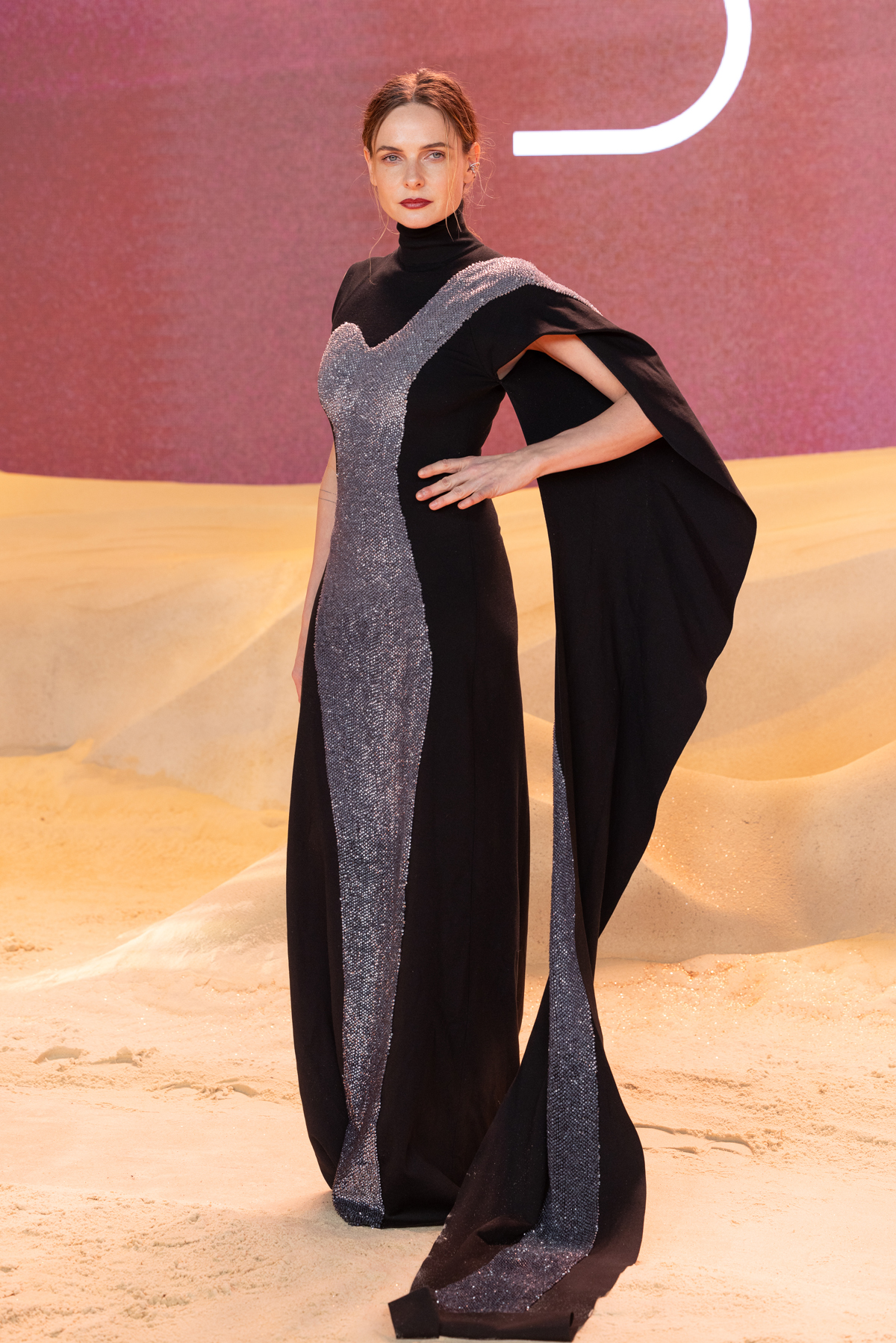 Rebecca Ferguson on Dune red carpet