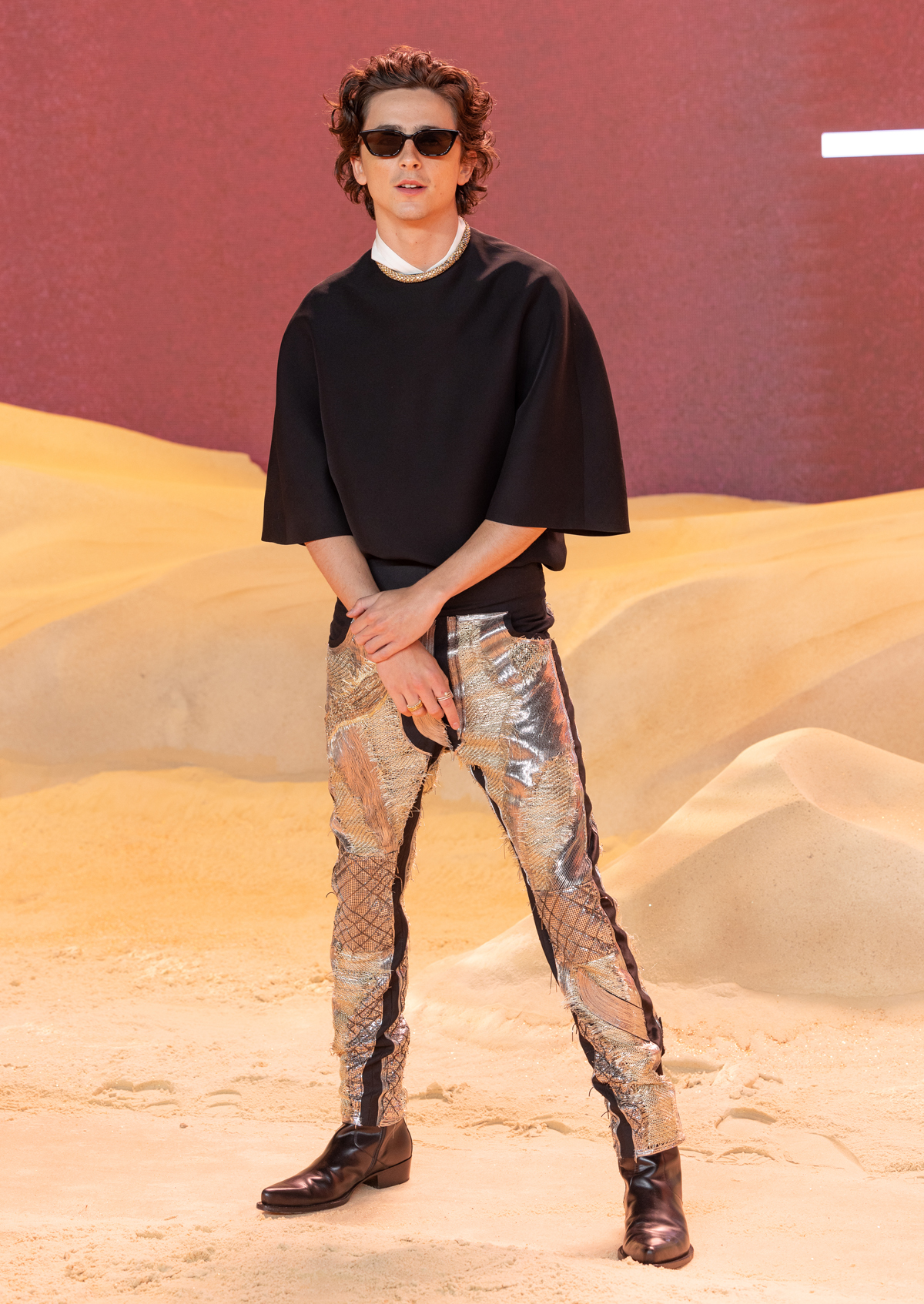 Timothee Chalamet on Dune red carpet