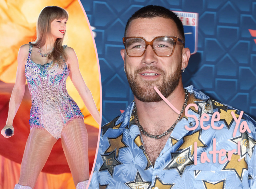 Travis Kelce Left Sydney Already! Only Spent A Day With Taylor Swift! -  Perez Hilton