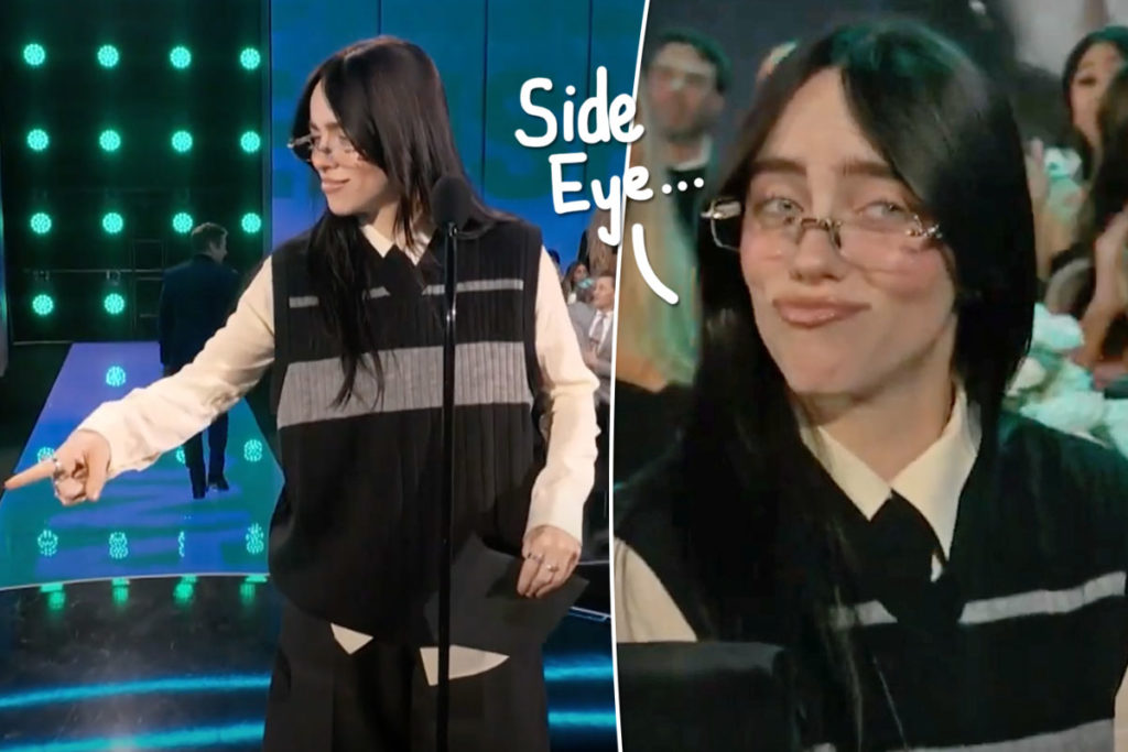 Billie Eilish Did NOT Approve Of All The TikTokers At The People’s Choice Awards! Watch!