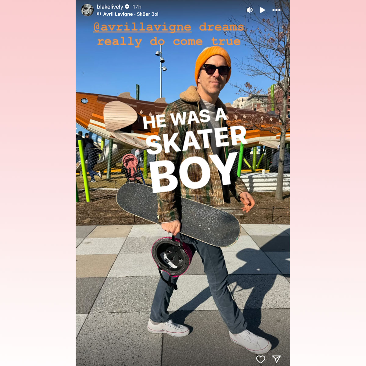 Ryan Reynolds Is A Skater Boy!