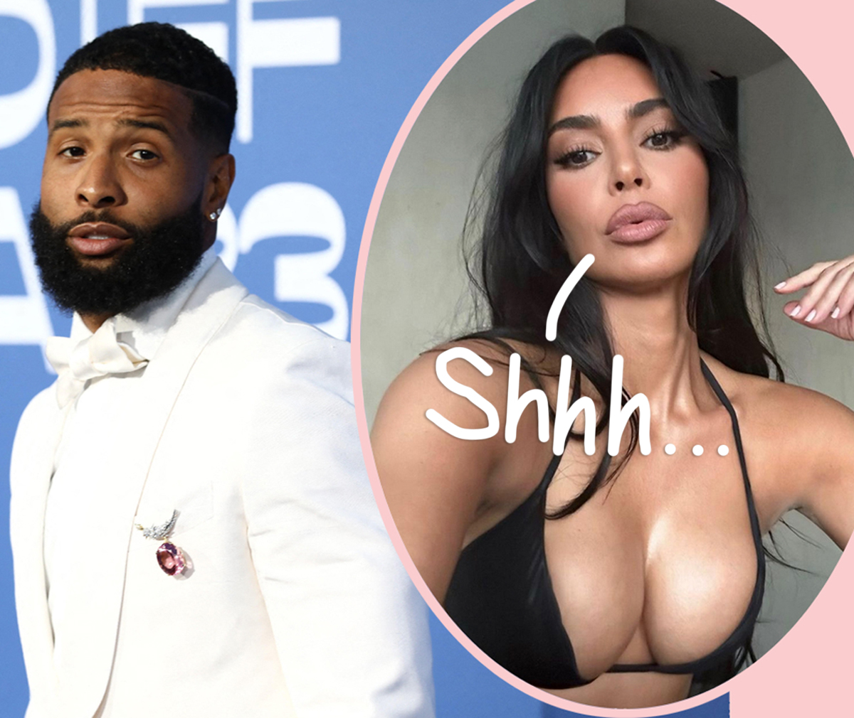 #Kim Kardashian & Odell Beckham Jr. Link Up At Pre-Grammys Bash! …And What’s This About Meeting After In Secret In A Parking Garage??