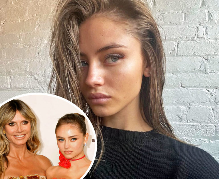Heidi Klum's Model Daughter Leni Shares MakeupFree Face Covered In