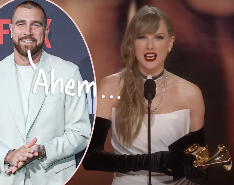 Taylor Swift Didn't Thank BF Travis Kelce During Either Of Her Grammys