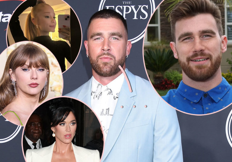 Travis Kelce Played FMK With Taylor Swift, Katy Perry, & Ariana Grande ...