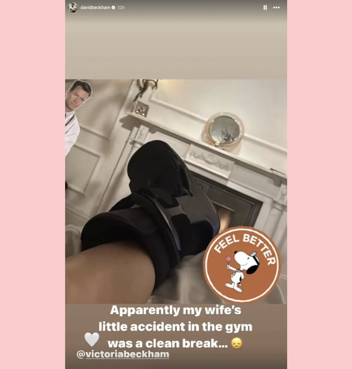 Oh No! Victoria Beckham Broke Her Foot In A Nasty Fall While Working Out!
