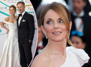 Geri Halliwell & Her Husband Put On United Front At Bahrain Grand Prix