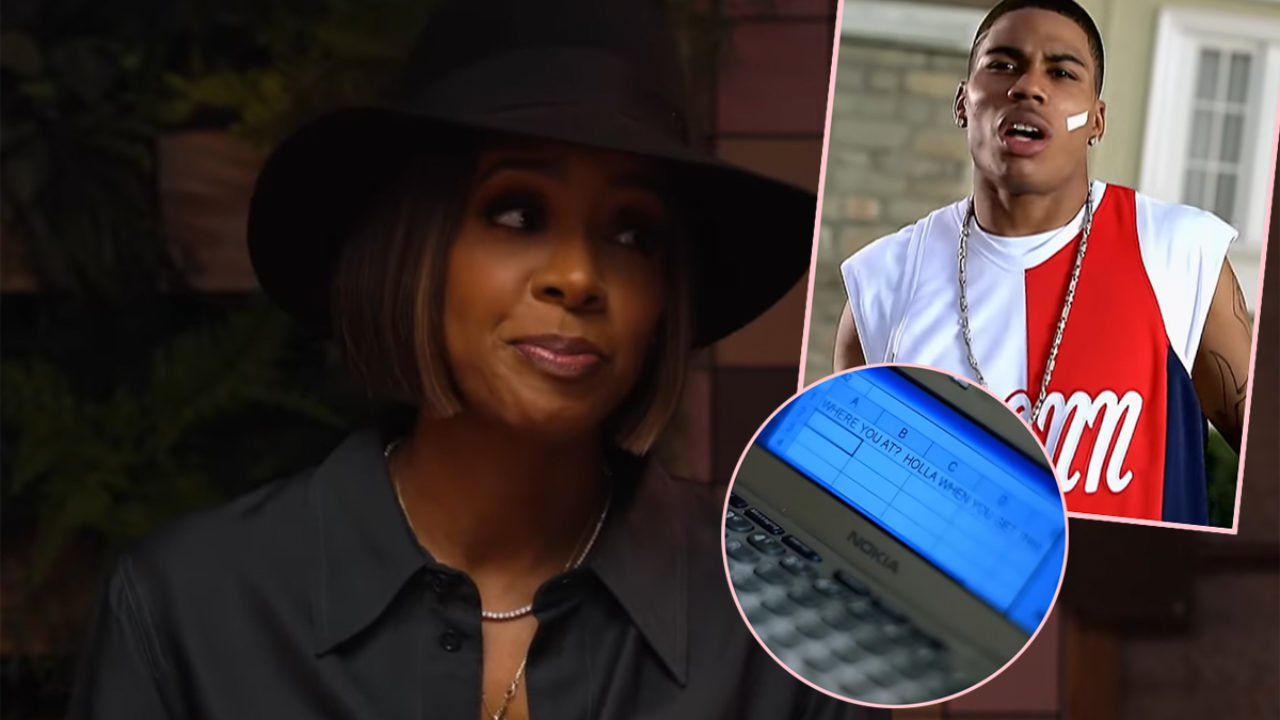 Kelly Rowland Reacts To Texting Nelly Via Microsoft Excel In THAT Iconic  Music Video! - Perez Hilton