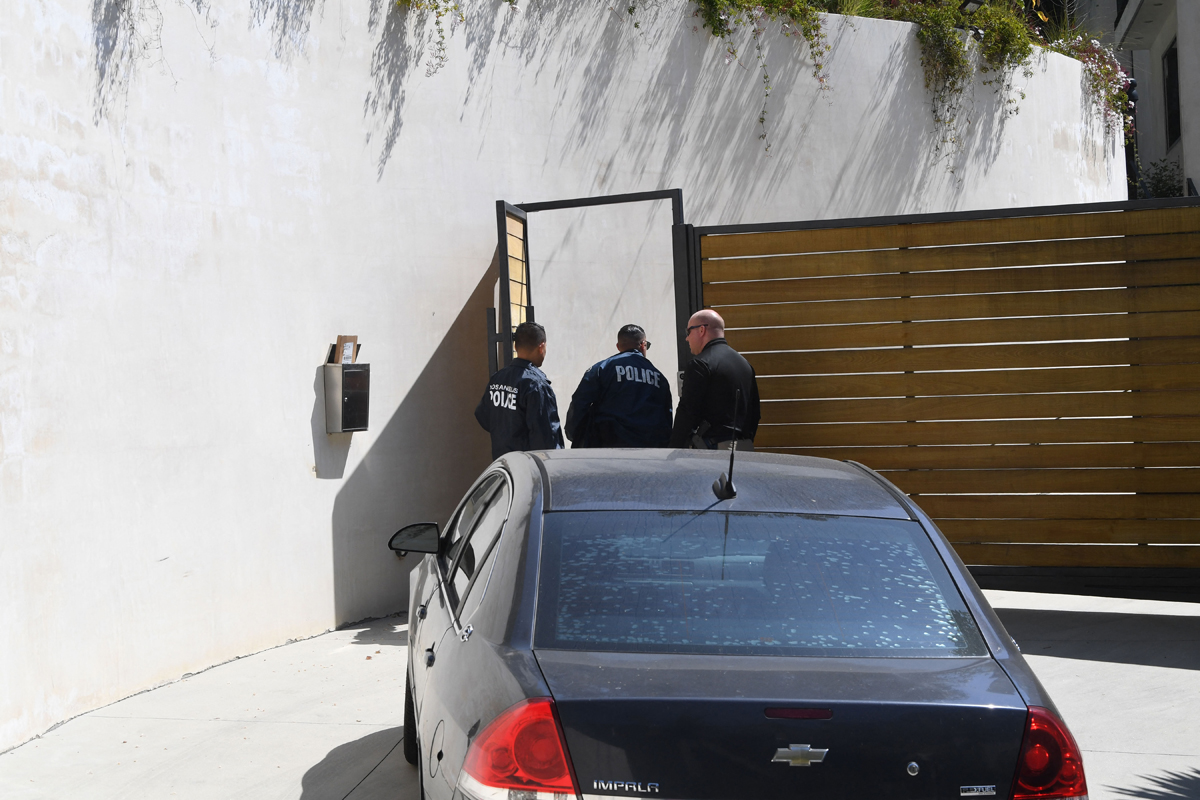 Cops swarm Christine Quinn's house one day after domestic dispute