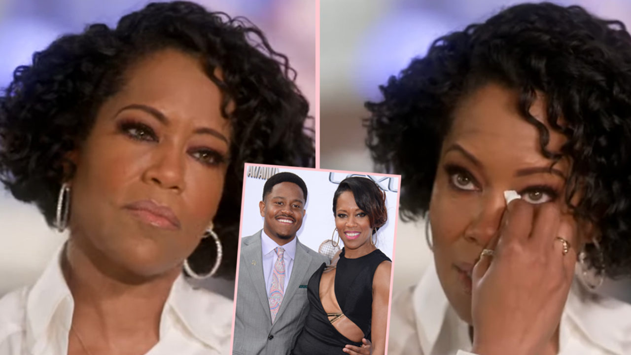 Regina King Tearfully Opens Up About Journey With Grief 2 Years After Son's Tragic  Death - Perez Hilton