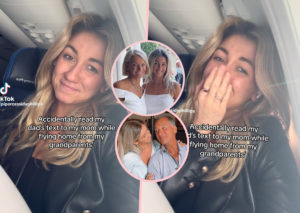 Woman Accidentally Glimpses Parents' Sweet Texts To Each Other - And