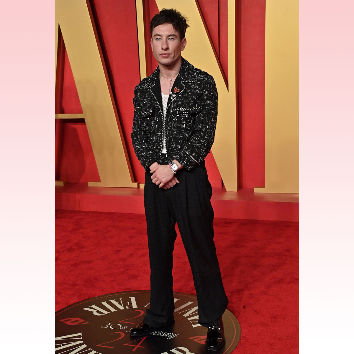 Barry Keoghan On The 2024 Vanity Fair Oscars Party Red Carpet!