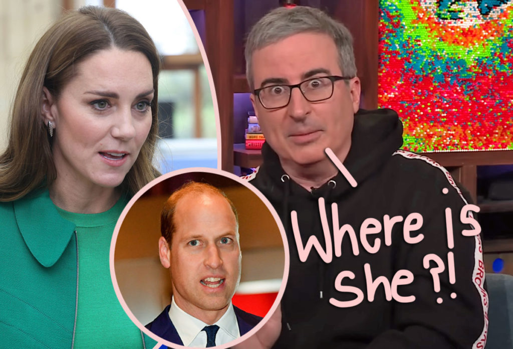 John Oliver Jokes There’s A ‘Non-Zero Chance’ Princess Catherine ‘Died 18 Months Ago’!