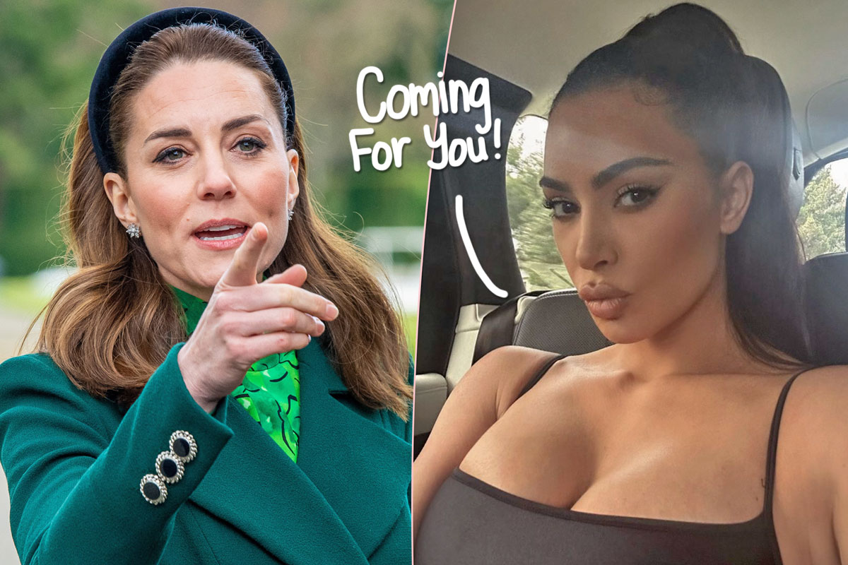#Kim Kardashian Jokes About Going To ‘Find’ Princess Catherine — & Fans Are Mixed!