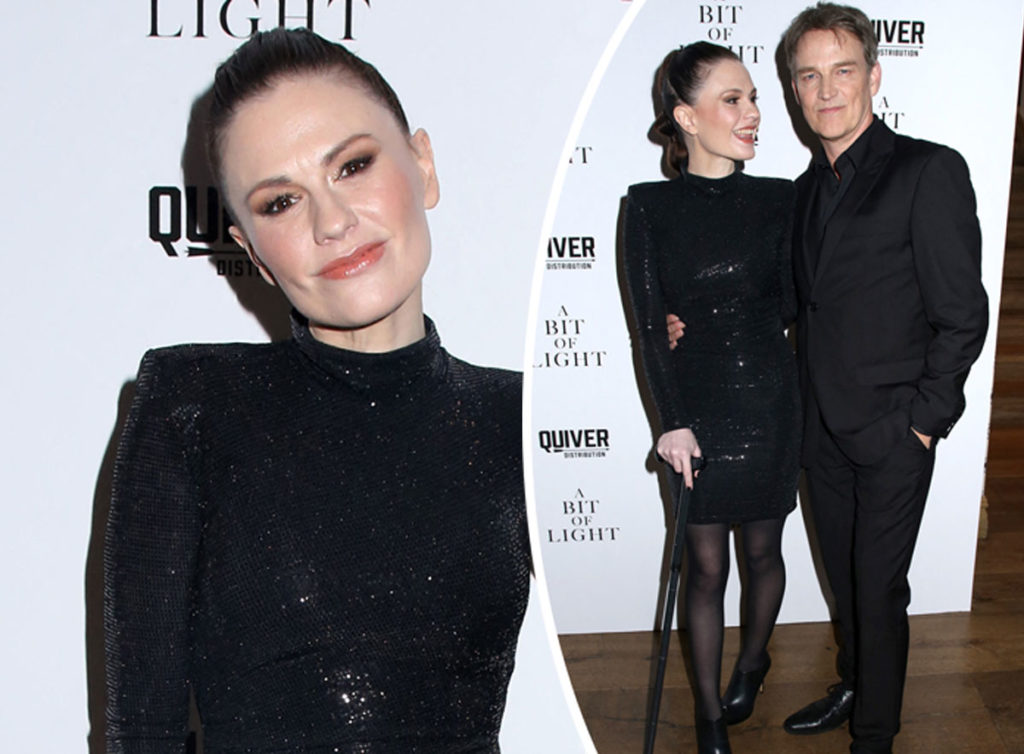 Anna Paquin Walks With Cane On Red Carpet Amid Battle With Secret ...