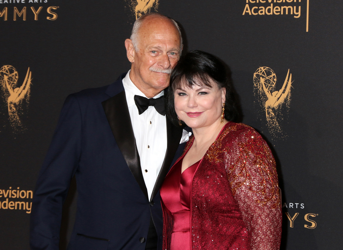 Delta Burke and husband Gerald McRaney at the 2017 Emmys