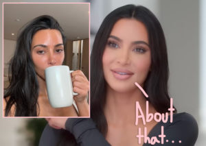 Kim Kardashian Confirms Weird Rumor About Her Daily Coffee! - Perez Hilton