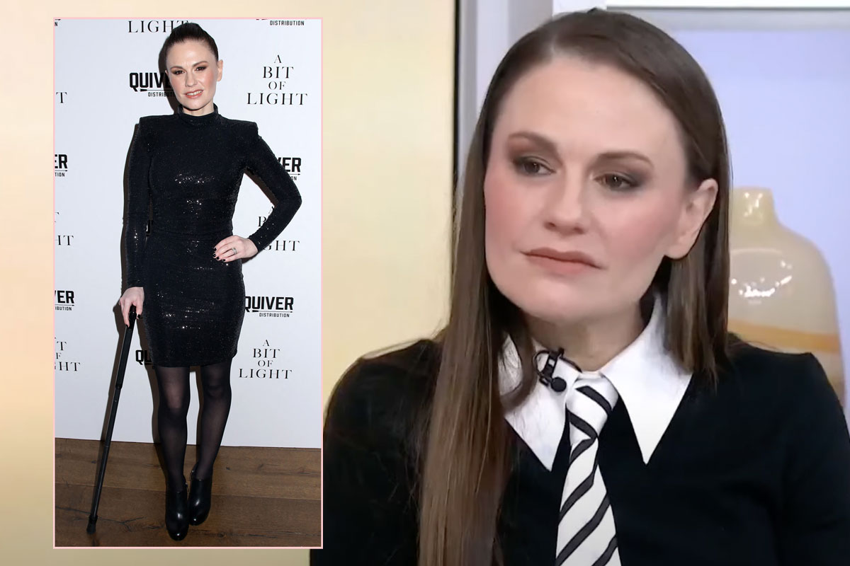 #Anna Paquin Answers Questions About Health Issues After Appearing On Red Carpet With A Walking Cane