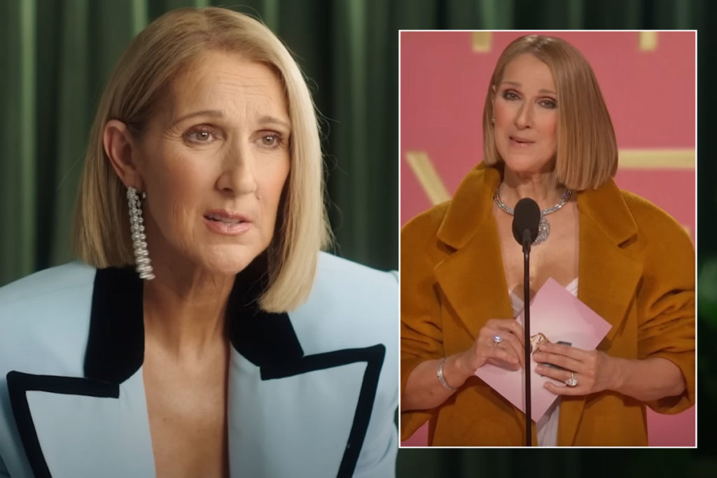 Celine Dion Reveals The Sad Reason She Kept Her Coat On While Presenting At The Grammys Amid Health Battle