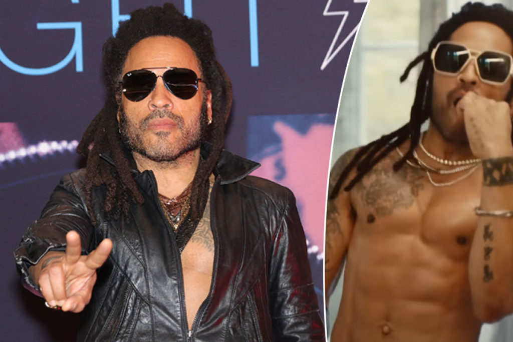 Your Jaw Might Be On The Floor After Watching Lenny Kravitz’s INSANE Workout In Leather Pants & Boots!