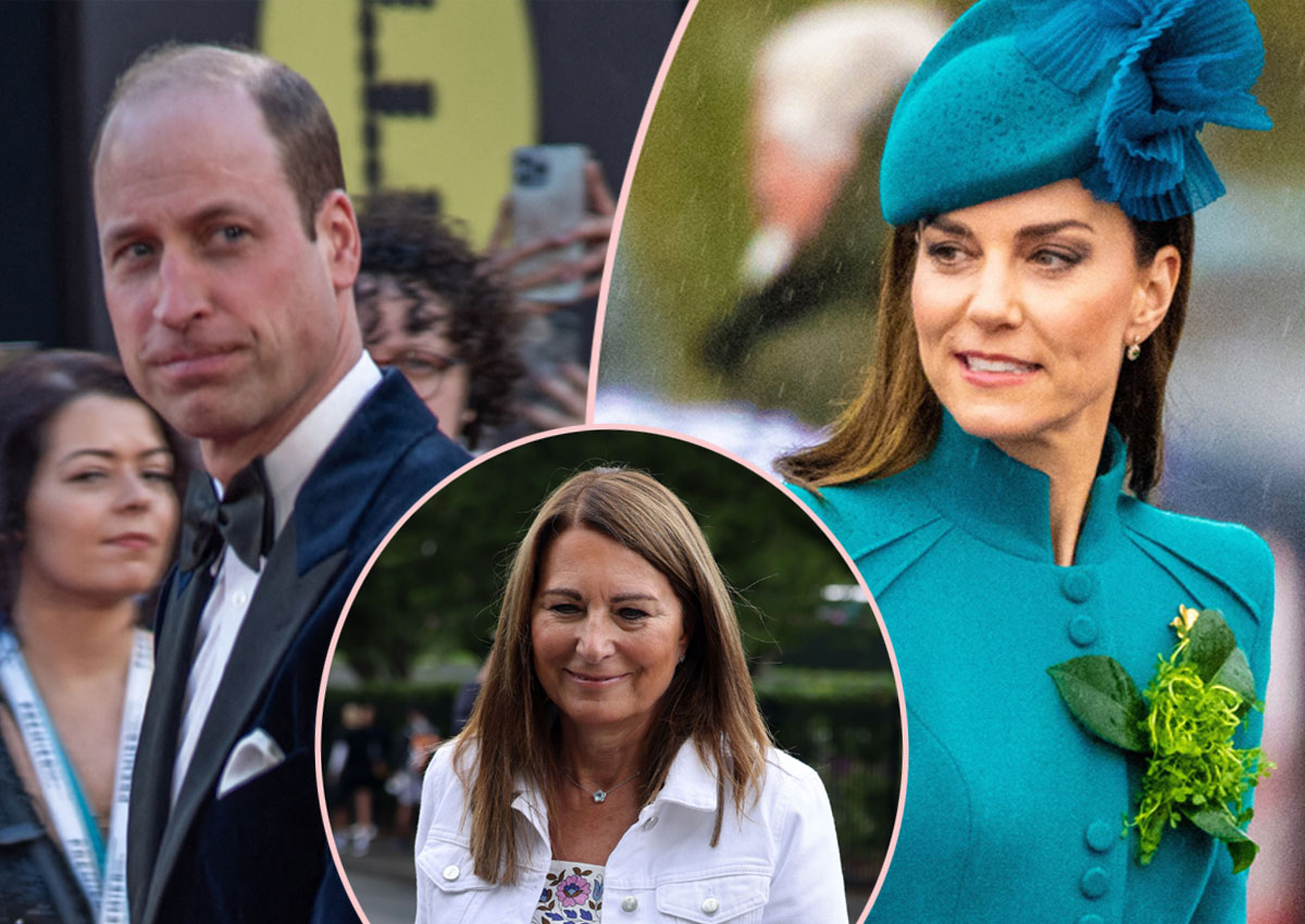 Prince William & Carole Middleton Hang Out In Pub Amid Princess