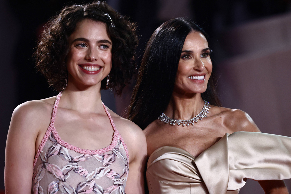 Demi Moore and Margaret Qualley at Cannes 2024