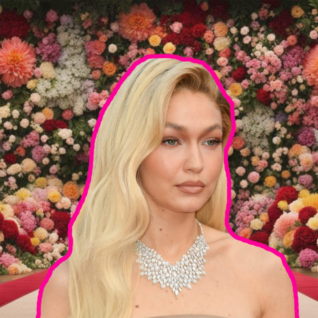 Gigi Hadid met gala red carpet 2024