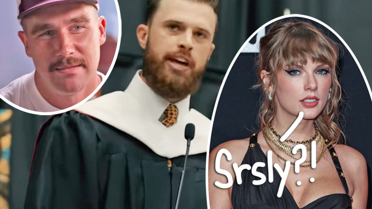 Kansas City Chiefs Star Harrison Butker SLAMMED For Disgusting & Sexist  Graduation Speech Attacking Working Women While Quoting Taylor Swift! -  Perez Hilton