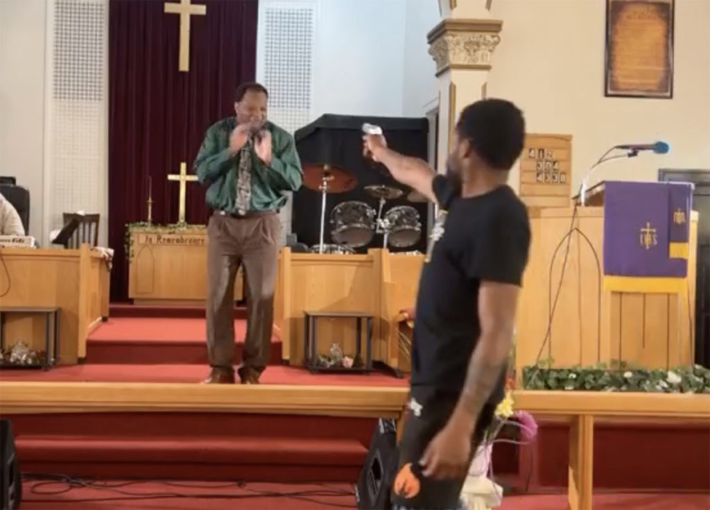 Terrifying Moment Man Tries To Shoot Pastor Captured On Livestreamed