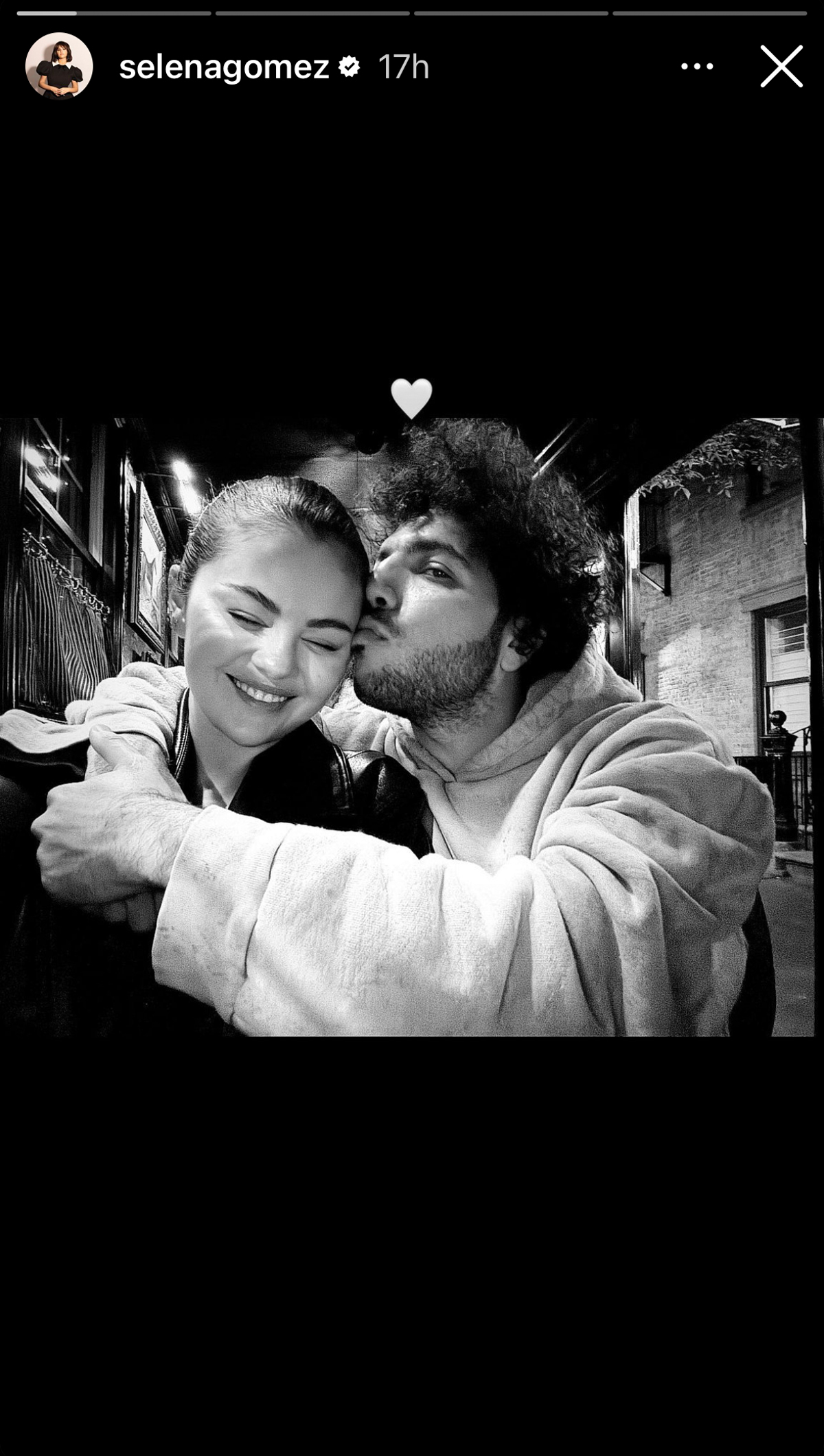 Selena Gomez shares new picture with boyfriend Benny Blanco