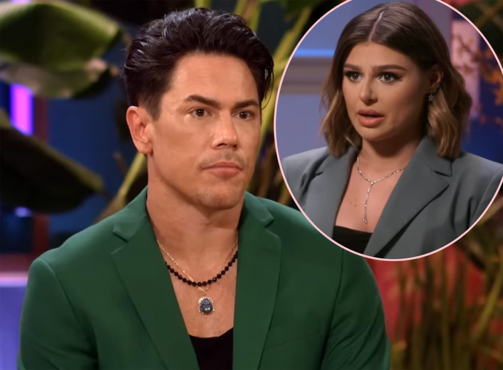 Tom Sandoval Insults Ex Rachel Leviss During First 7 Minutes Of VPR Reunion!