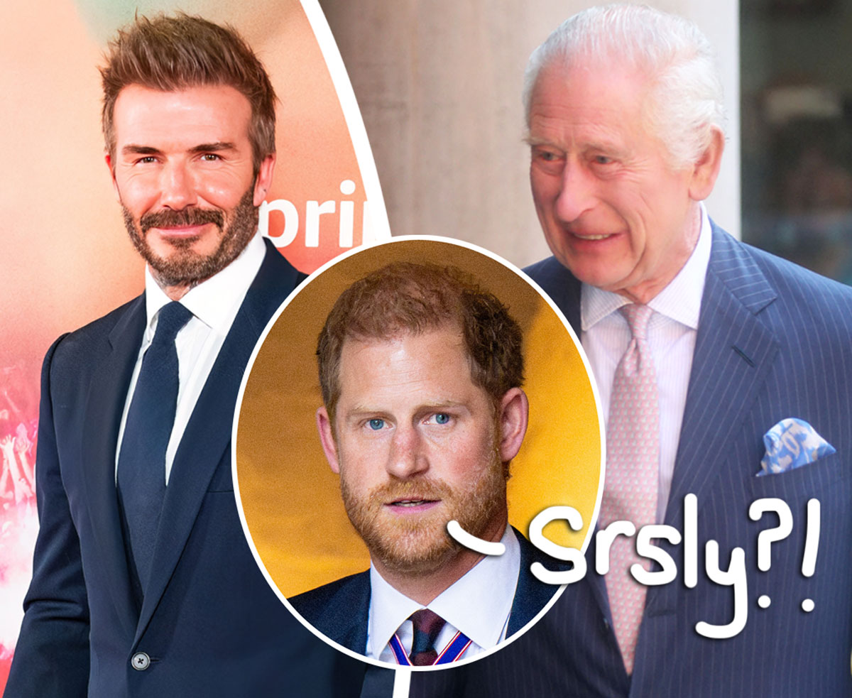 #Shady! King Charles Reportedly Had ‘Private Meeting’ With David Beckham — After Being Too Busy For Prince Harry!