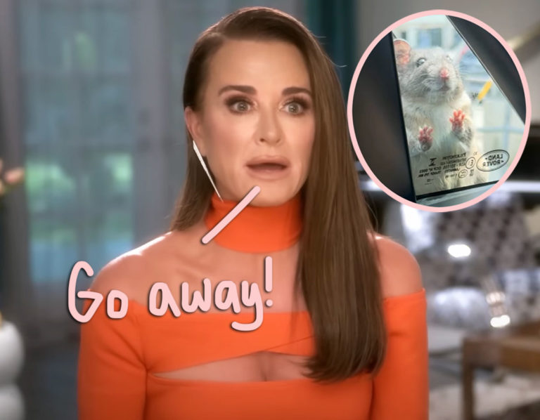 Kyle Richards FREAKS Out Over A RAT On Her Car! Watch The Hilarious