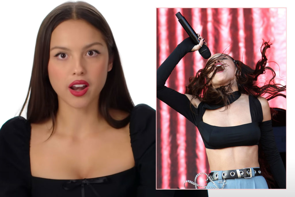 Olivia Rodrigo Keeps Singing As Her TOP COMES UNDONE During Concert!
