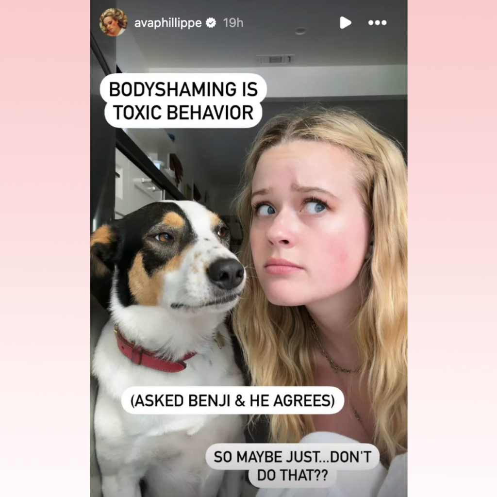 Reese Witherspoon's Daughter Ava Phillippe SLAMS Trolls For Body