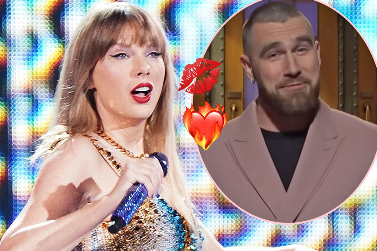 #Swifties Are Convinced Taylor Swift Showed Off A HICKEY On Stage After Romantic Trip With Travis Kelce! LOOK!