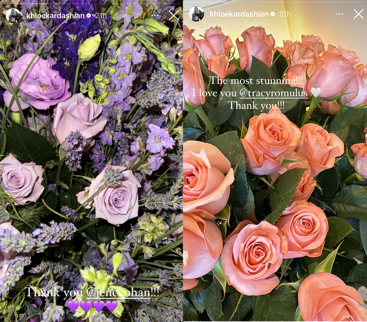 Khloé Kardashian recibe más de 100 ramos de flores por su 40 cumpleaños