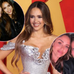 Cute! Jessica Alba Posts Side-By-Sides Of Daughters Wearing Her Classic Red Carpet Looks!