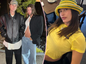 Justin Bieber Cradles Hailey’s Baby Bump In New PDA Picture! Look