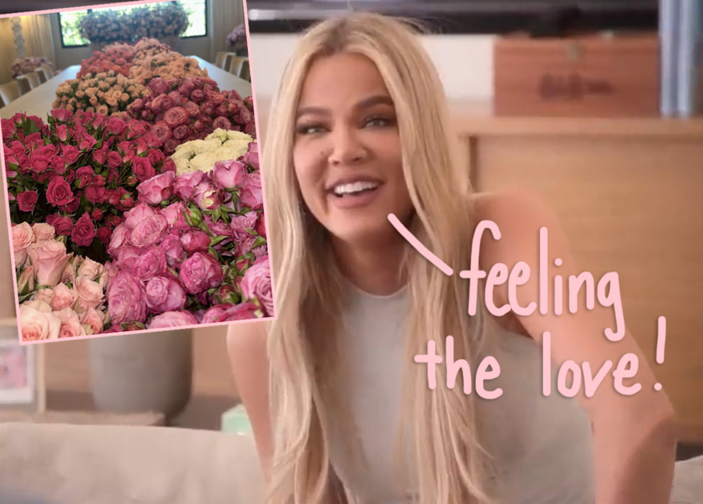 Khloé Kardashian Gets Over 100 Flower Bouquets For Her 40th BDay