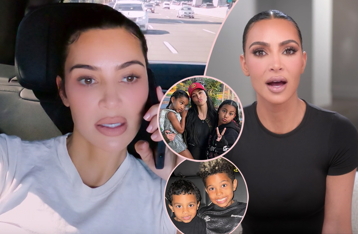 #Kim Kardashian At Breaking Point Stuck ‘Hiding In A Bathroom’ From Her ‘Screaming’ Kids