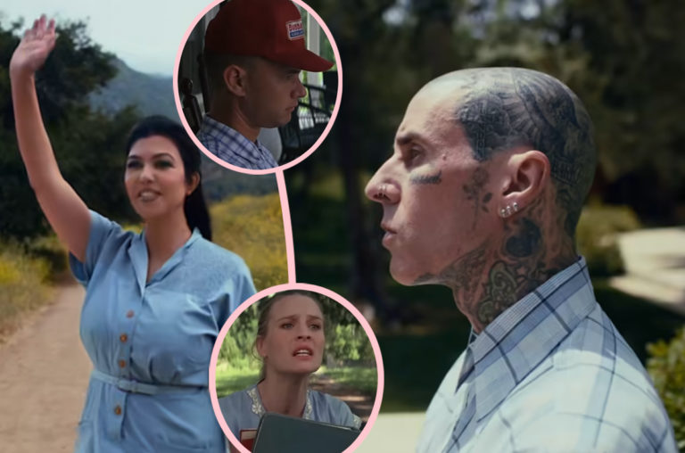 Travis Barker & Kourtney Kardashian Recreate Iconic Forrest Gump Scene