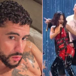 OMG! Bad Bunny Gets STUCK To Dancer While Grinding On Stage In WILD Wardrobe Malfunction! Watch!