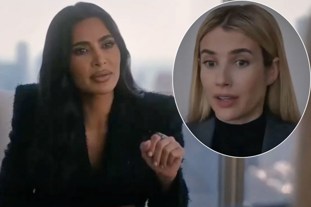 Emma Roberts Reveals Kim Kardashian’s On-Set Behaviors DuringAHS Filming -- Do YOU Believe This?!