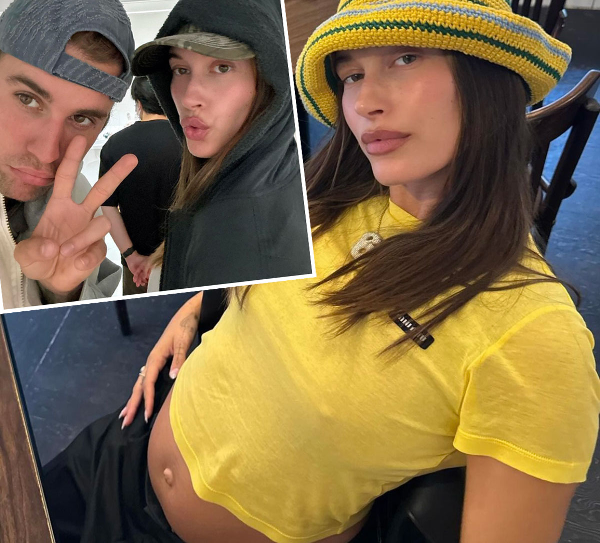 Pregnancy Style! Hailey Bieber Shows Off Baby Bump In Sexy Bikini