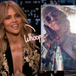 Halle Berry Has MULTIPLE Nip Slips In Hilarious Clip Trying To Get Out Of A TIGHT Top! Watch!